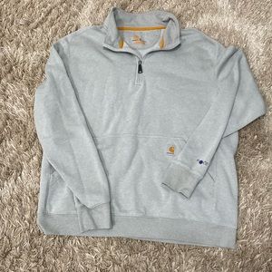 Men’s Carhartt 1/4 Zip Sweatshirt XL